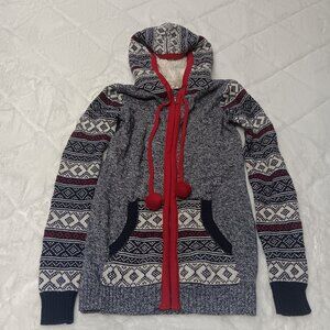 full zip sweater hoodie